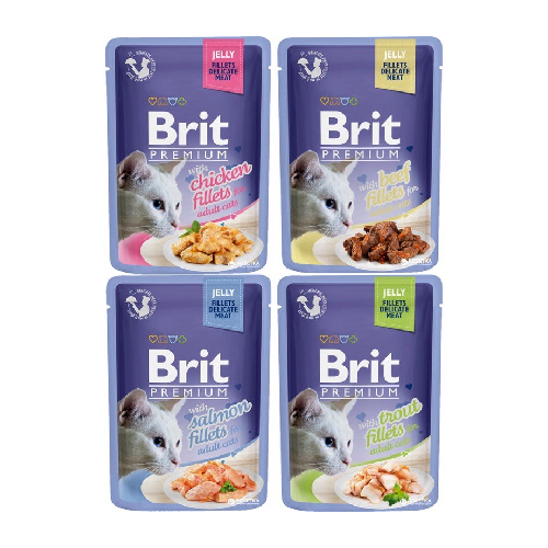 Brit Premium Cat Wet Food (Assorted Flavors)