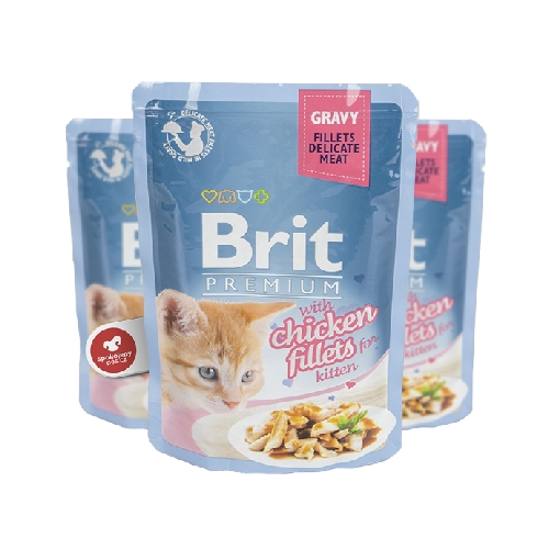 Brit Premium Kitten Gravy (Wet Food) With Chicken Fillets