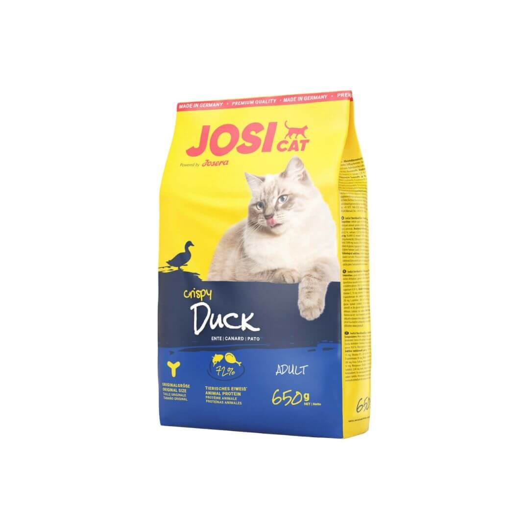 JosiCat Adult Cat Crispy Duck 650 g