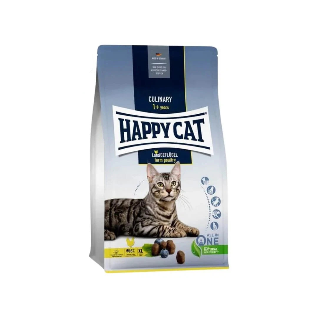 Happy Cat Adult Culinary Adult Farm Poultry 1.3 Kg Bag